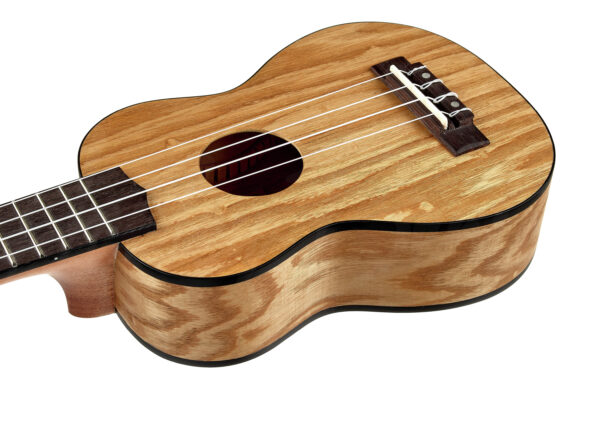 HARLEY BENTON UKULELE - 𝐀𝐮𝐭𝐡𝐞𝐧𝐭𝐢𝐜 𝐔𝐊-𝟏𝟐 𝐒𝐭𝐚𝐢𝐧 𝐀𝐬𝐡 𝐔𝐤𝐮𝐥𝐞𝐥𝐞 - Image 3